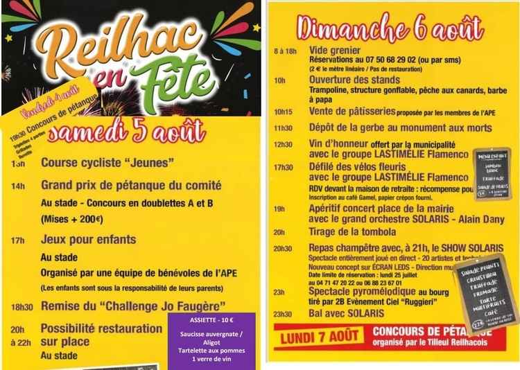 Programme fête